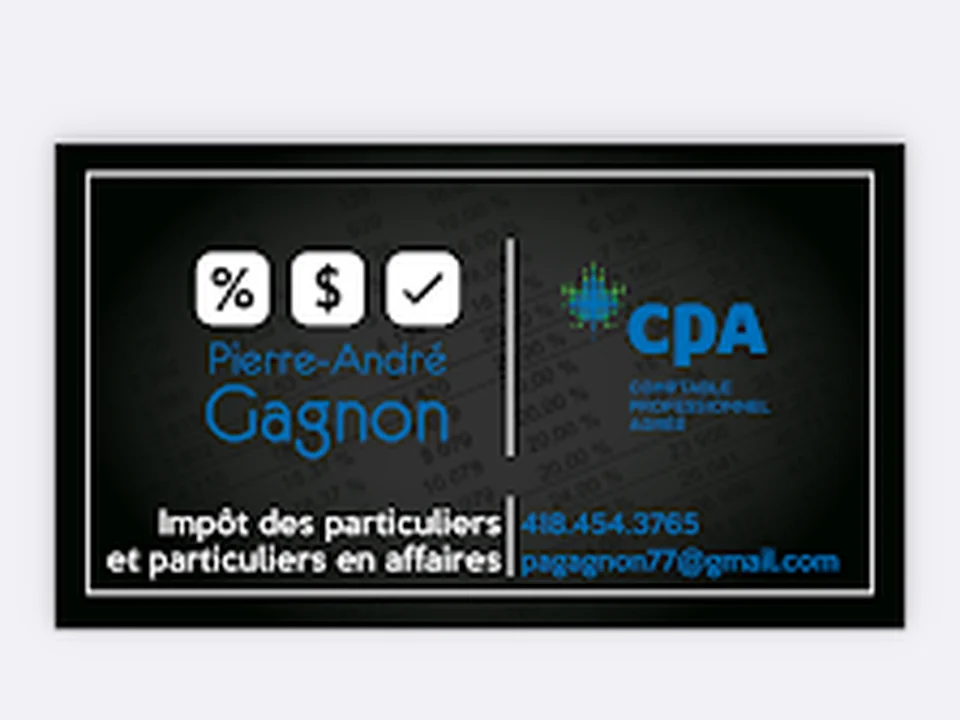 Impôts Pierre-André Gagnon, CPA